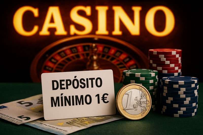 Casinos con depósito mínimo de 1€ en España