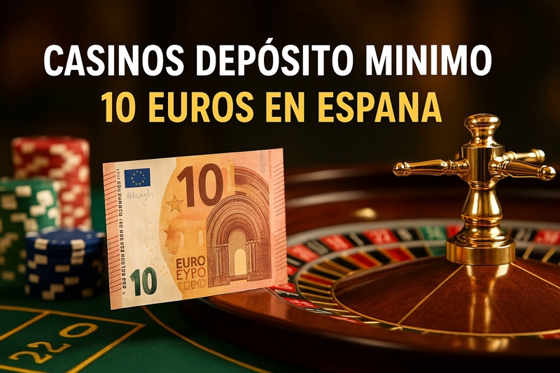 Casinos online con depósito mínimo de 10€ en España