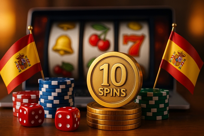 10 giros gratis sin depósito en casinos en línea de España